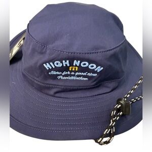 TravisMathew NWT High Noon “Here for a Good Time” Sun Hat Total Eclipse OS